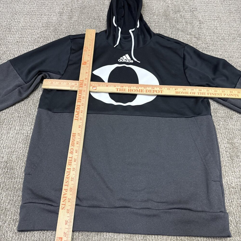 Adidas Hoodie Black Long Sleeve Pullover Men’s Size Large - Picture 5 of 11